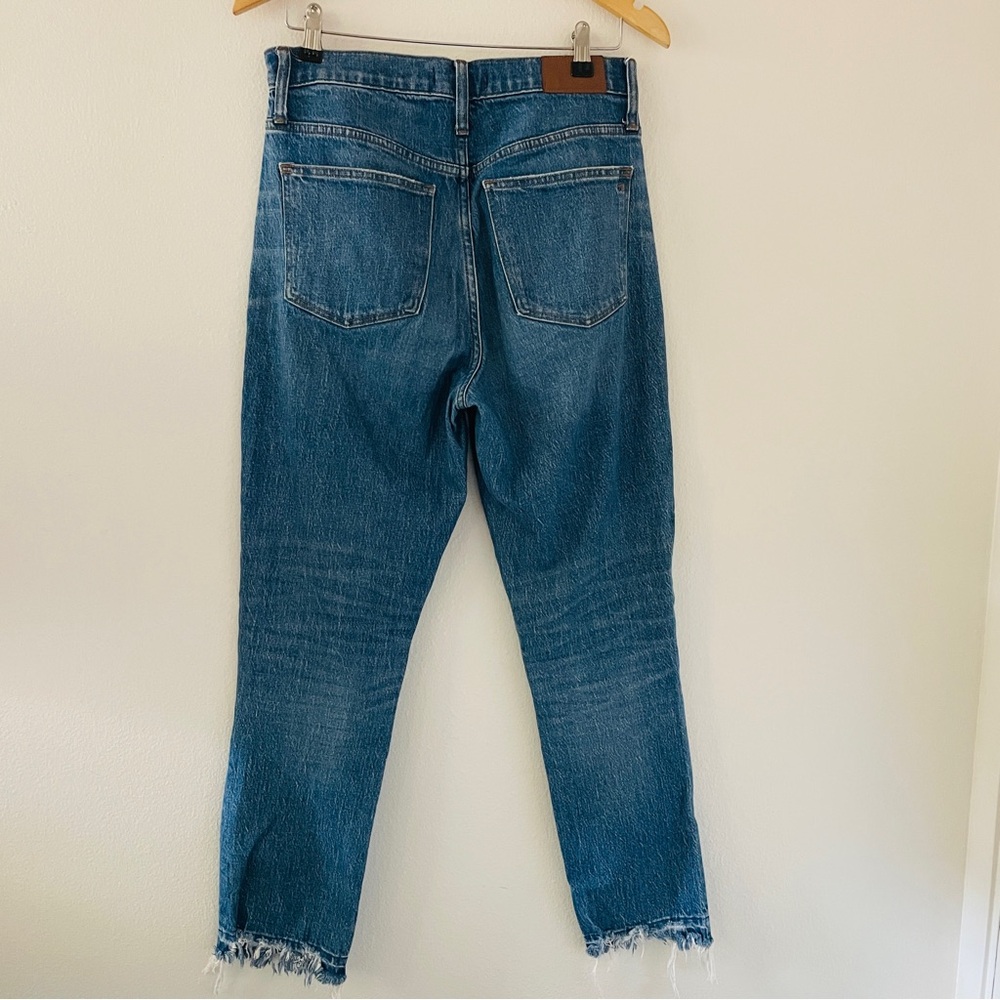 Madewell The High Rise Slim Crop Boyjean - Tall 27T in Melbourne Wash - Picture 6 of 7
